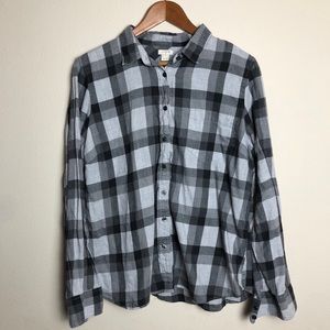 J Crew Women’s XL Longsleeve Plaid